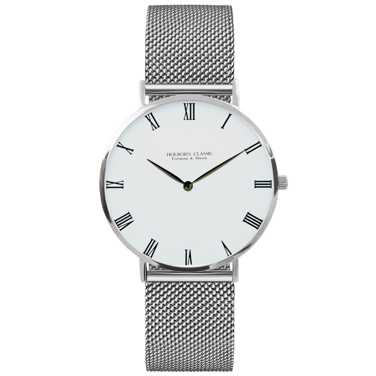 silver-mesh-watch-women's